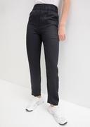 Spodnie damskie - Szerokie spodnie z naszywanymi kieszeniami i wysokim, wygodnym paskiem w talii - bonprix - miniaturka - grafika 1