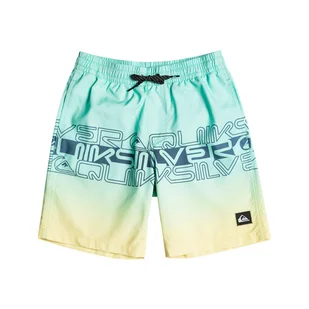 Dziecięce Szorty QUIKSILVER WORDBLOCK 16 B JAMV EQBJV03434-GCZ6 – Zielony - Spodenki damskie - miniaturka - grafika 1