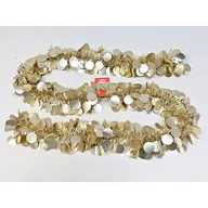 Ozdoby bożonarodzeniowe - Łańcuch choinkowy 13 cm x 2 m złoty - miniaturka - grafika 1