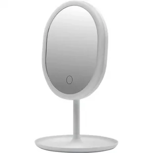 INTER VION Lusterko Led z mini usb białe - Lusterka do makijażu - miniaturka - grafika 1