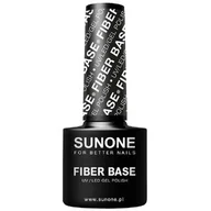 Lakiery hybrydowe - Sunone Fiber Base Hybrydowa Baza Fibrowa 5ml - miniaturka - grafika 1