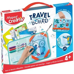 Maped Tablica rysunkowa zmywalna , zestaw podróżny Maped Creativ - Tablice dla dzieci - miniaturka - grafika 1
