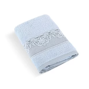 Bellatex Frotte ręcznik kąpielowy kolekcja Orchidea jasnoniebieski, 70 x 140 cm - Ręczniki - miniaturka - grafika 1