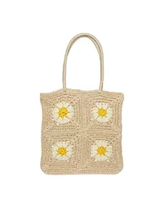 PIECES PCKILONA STRAW SHOPPER SWW, naturalny, jeden rozmiar - Torebki damskie - miniaturka - grafika 1