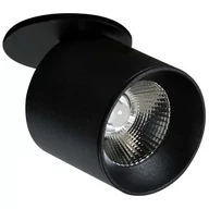 Lampy sufitowe - MLAMP Spot LAMPA sufitowa HARON POL309433 MLAMP regulowana OPRAWA do zabudowy LED 10W 3000K tuba czarna POL309433 - miniaturka - grafika 1