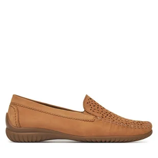 Mokasyny Gabor 66.094.32 Beżowy - Mokasyny damskie - miniaturka - grafika 1