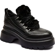 Półbuty damskie - Michael Kors Skórzane półbuty SHILOH - miniaturka - grafika 1