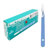 Meble i wyposażenie gabinetów medycznych - Skalpel chirurgiczny 14 sterylny 10szt stal nierdzewna Swann-Morton - miniaturka - grafika 1