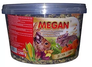 Megan Karma NATURA-lna Dla koszatniczki 3 l [ME55] 9837 - Karma dla gryzoni - miniaturka - grafika 1