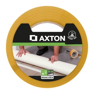 Taśma dwustronna 48 mm x 25 m Axton - Taśmy klejące - miniaturka - grafika 1