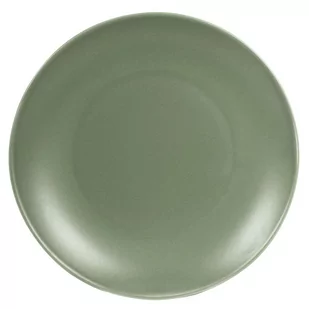 Talerz deserowy płaski płytki ceramiczny talerzyk na desery zielony alfa 21,5 cm kod: O-128478  - Pozostałe akcesoria kuchenne - miniaturka - grafika 1