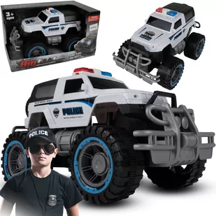 Samochód Auto Monster Policja Z Napędem Radiowóz - Samochody i pojazdy dla dzieci - miniaturka - grafika 1