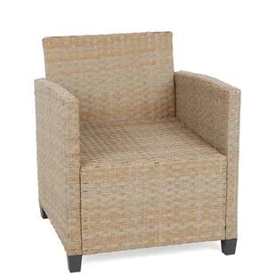 Narożne meble ogrodowe technorattanowe Lagos Beige / Ecru - Meble ogrodowe - miniaturka - grafika 4