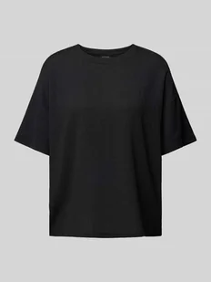 T-shirt z fakturowanym wzorem model ‘LUNA’ - Koszulki i topy damskie - miniaturka - grafika 1