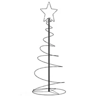 Ozdoby bożonarodzeniowe - vidaXL Choinka LED 80 LED Ciepła biel 120 cm - miniaturka - grafika 1