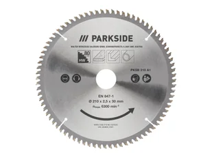 PARKSIDE® Tarcza do pilarki tarczowej PKSB 210 A1, 210 mm (80 zębów) - Tarcze do pił - miniaturka - grafika 1