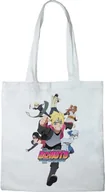 Torebki damskie - BORUTO TOTE BAG NARUTO NEXT GENERATION", REFERENCJA : BWBORUTBB004, biała, 38 X 42 CM - miniaturka - grafika 1
