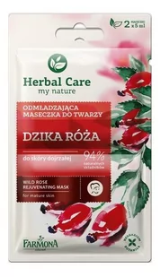 Farmona HERBAL CARE Odmładzająca maseczka z dziką różą 2 x 5 ml - Maski do włosów - miniaturka - grafika 1