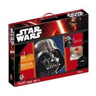 Quercetti Mozaika pixel Star Wars Vader 5600 elementów - Zabawki kreatywne - miniaturka - grafika 2