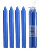 Świece - Świece intencyjne świece rytualne MĄDROŚĆ zestaw niebieskich świec 4 sztuki - miniaturka - grafika 1