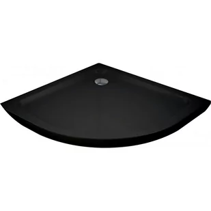 MEXEN SLIM + syfon 90x90 czarny 41709090 - Brodziki prysznicowe - miniaturka - grafika 1