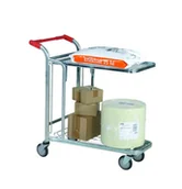 Wózki magazynowe - Wózek Sklepowy I Magazynowy Z 2 Poziomami - miniaturka - grafika 1