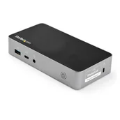 Stacje dokujące i replikatory portów - StarTech DK30CHHPDEU stacja dokująca Przewodowa USB 3.2 Gen 1 (3.1 Gen 1) Type-C Czarny, Srebrny - miniaturka - grafika 1