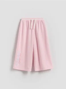 Reserved - GIRLS` TROUSERS - pastelowy róż - Spodnie i spodenki dla dziewczynek - miniaturka - grafika 1