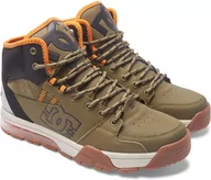 Buty zimowe męskie - buty zimowe męskie DC VERSATILE HI WR Olive/Black - OB2 - miniaturka - grafika 1