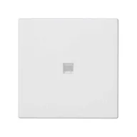 Klawisze i ramki - Kontakt Simon Kontakt_Simon Klawisz 45x45 łącznika zwiernego z podświetleniem czysta biel Simon Connect K114/9 - miniaturka - grafika 1