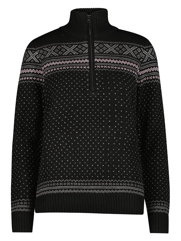 CMP Sweter w kolorze czarnym