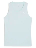 Koszulki sportowe damskie - Puma Top "Velocity" w kolorze błękitnym do biegania - miniaturka - grafika 1