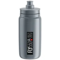 Shakery i bidony sportowe - Elite Bidon Elite FLY szary, czarna grafika, 550ml - miniaturka - grafika 1