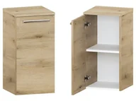 Szafki łazienkowe - Słupek Łazienkowy ATHD 35 cm DD Lewy - Dąb Evoke Coast Mat - Uchwyty Chromowane - miniaturka - grafika 1