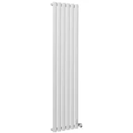 Grzejniki łazienkowe - LUXRAD Grzejnik elektryczny RING 150x35.2 cm biały 475W - miniaturka - grafika 1