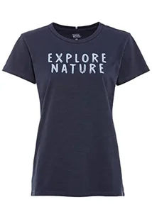 Camel Active Womenswear Koszulka damska, granatowy, XS - Koszulki i topy damskie - miniaturka - grafika 1