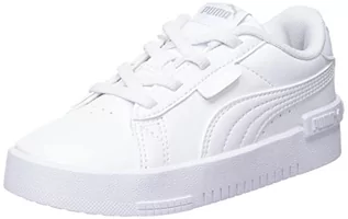 Buty dla dziewczynek - PUMA Jada Ac Inf sneakersy dziewczęce, Puma White Puma White Puma Silver, 27 EU - grafika 1