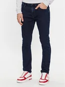 Spodnie męskie - Guess Jeansy M4RA27 D58P1 Granatowy Super Skinny Fit - miniaturka - grafika 1