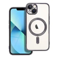 Etui i futerały do telefonów - Futera Electro Mag Cover kompatybilny z MagSafe do IPHONE 13 czarny - miniaturka - grafika 1