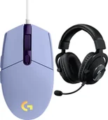 Myszki - Logitech G102 Lightsync 910-005854 + G Pro X Czarne 981-000818 - miniaturka - grafika 1