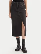 Spódnice - HUGO Spódnica jeansowa Goja_B 50546327 Czarny Regular Fit - miniaturka - grafika 1