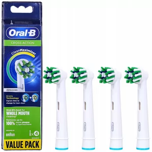 Braun Końcówki do szczoteczki ORAL-B Cross Action EB50-4 - Końcówki do szczoteczek elektrycznych - miniaturka - grafika 1