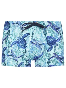 HOM Kąpielówki Tartane 402915 Niebieski - Kąpielówki męskie - miniaturka - grafika 1