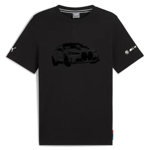Koszulka męska Puma 63063301 BMW MMS ESS GRAPHIC Czarna - Koszulki męskie - miniaturka - grafika 1
