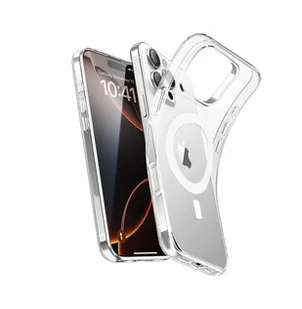TELTECH MAGSAFE MAGNETIC CASE DO IPHONE 14 PRO MAX PRZEŹROCZYSTY ETUI NAKŁADKA TRANSPARENT - Etui i futerały do telefonów - miniaturka - grafika 1