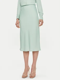 Calvin Klein Spódnica midi Bias K20K203514 Zielony Regular Fit - Spódnice - miniaturka - grafika 1