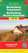 Atlasy i mapy - Freytag&amp;Berndt Niemcy część 13 Meklemburgia-Pomorze Przednie mapa 1:200 000 Freytag & Berndt - miniaturka - grafika 1