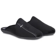 Kapcie męskie - Pantofle męskie hiszpańskie Neles S47-4724A NEGRO R.41 - miniaturka - grafika 1