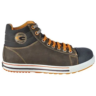COFRA Buty robocze do ochrony pracy model Conference S3S FO SR polskie nubuk ciemnoszare/materiał pomarańczowy/folia rozmiar EU, T Moro Tess Orange, 44 EU - Obuwie robocze - miniaturka - grafika 1