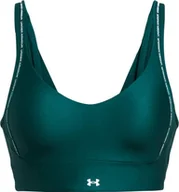 Bielizna sportowa damska - Under Armour Stanik treningowy Under Armour UA Infinity Low 2.0 Strap Bra Zielony S - miniaturka - grafika 1